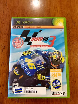 MotoGP: Ultimate Racing Technology 3 (Microsoft Xbox 2005) GOOD W/MANUAL • $8.89