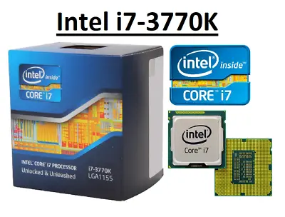 Intel Core I7-3770K SR0PL Quad Core Processor 3.5 GHz Socket LGA1155 77W CPU  • £109.98