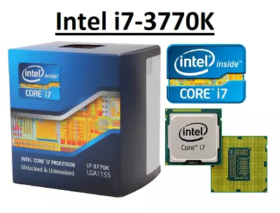 Intel Core I7-3770K SR0PL Quad Core Processor 3.5GHz Socket LGA1155 77W CPU • $194.39