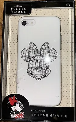 Disney Minnie Mouse Apple IPhone  6/7/8/SE Slim Protective Case Cover -White • $17.99