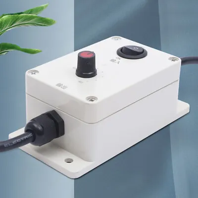 Variable Speed Controller With Switch Fit For AC 110-220V Motor Electric Motor  • $28.50