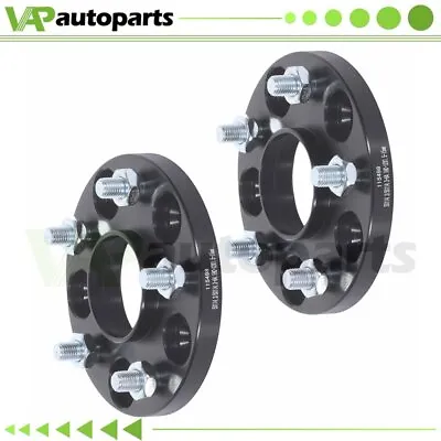 $41.77 • Buy 2pc 15mm Wheel Spacers 5x4.5 5x114.3 For Honda Civic Pilot S2000 Acura TL 12x1.5