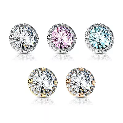 £6.20 • Buy Dermal Anchor - Piercing Attachment Round Zirconia Micro Dermal Ball Rhinestone