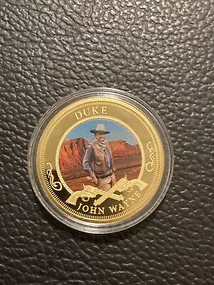 American Legends - John Wayne Duke 24k Gold-Plated Coin • $13