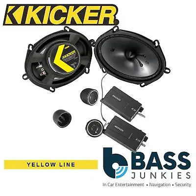 KICKER 46CSS684 - 6  X 8  450 Watts A Pair Car Van Truck Component Kit Speakers • £149.95