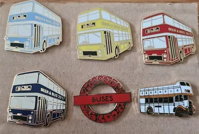 London Transport / Southern  Vectis & Isle Of Wight Beer & Bus Badges X 6 • £9.99