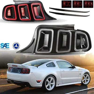 LED Taillight For 2010-2014 Ford Mustang Sequential Turn Signal Light Clear Lens • $399.99