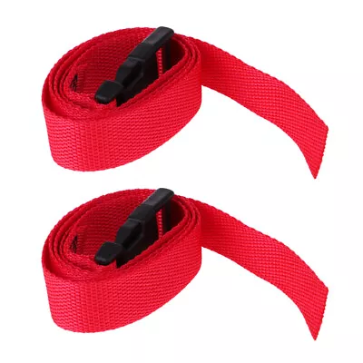 £6.08 • Buy 1 Pair 1m 25mm Golf Trolley Webbing Straps With Quick Release Buckle Red