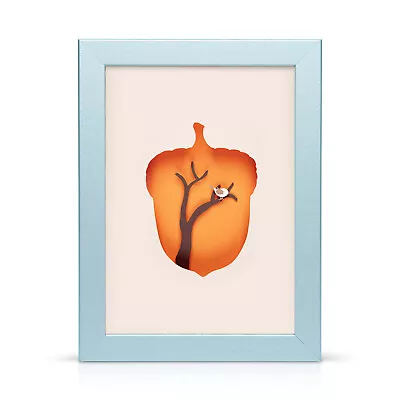 £2.99 • Buy Modern Black Picture Frame White Photo Frame Walnut Poster Frame Oak Home Decor