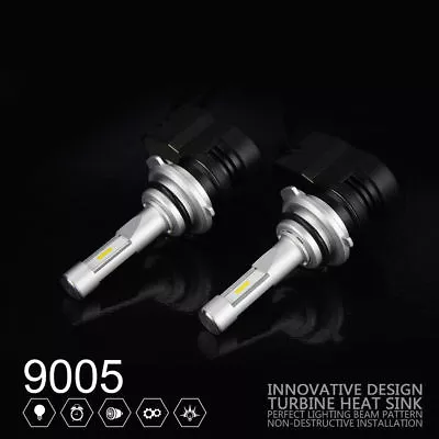 2 Bulbs Of 9005 LED Low Beam Headlight Replacement Kit 5000K Cool White • $62.99