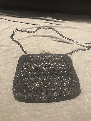 Gorgeous Zara Black Clutch Bag With The Chain • $20