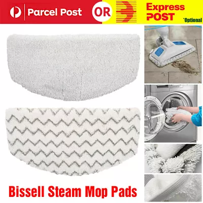 2 Pcs Steam Mop Pads For Bissell Powerfresh 1940 1440 1544 1806 2075 Series • $22.19