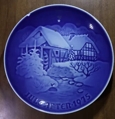 B & G Copenhagen 1975   Christmas At The Old Water-Mill  Plate Made In Denmark • $2.99