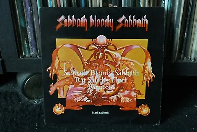 Black Sabbath Rare Ep 7  Sabbath Bloody  Sabbath Paranoid Vertigo Swirl Label Lp • $240