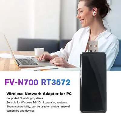 USB WiFi Adapter Dual Band Wireless Network Adapter For Samsung TV✨c G4N4 • £10.66