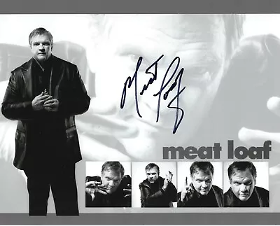 MEAT LOAF SIGNED 8x10 PHOTO 1   UACC & AFTAL RD  AUTOGRAPH  BAT OUT OF HELL • £89.99