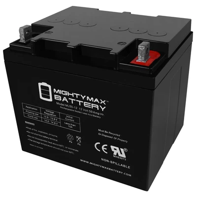 $109.99 • Buy Mighty Max 12V 50AH SLA Replacement Battery For XS Power D4700