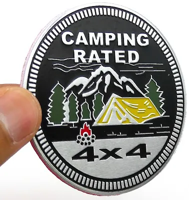 1pc Camping Rated Sticker Decal Emblem 4x4 Badge Auto Truck Fender 6cm 2.36  • $7.78