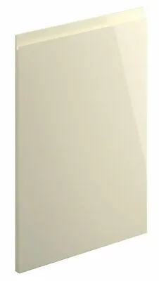 Handleless High Gloss Cream Replacement Kitchen Doors Drawer Fronts Italian MDF • £16.49