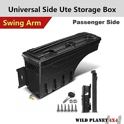 $159 • Buy Ute Tub Universal Lockable Side Tool Box Storage Hilux Ranger Triton Dmax Navara