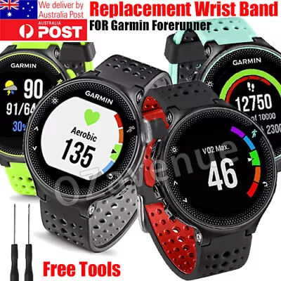 Silicone Wrist Watch Band Strap For Garmin Forerunner 220 230 235 620 630 735XT • $7.49