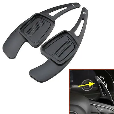 Steering Wheel Paddle Shifter Extension Fits For Audi Q3 Q5 Q7 A4 B9 A3 A5 Black • $40.25