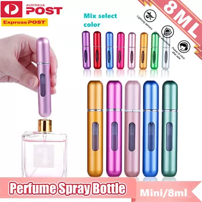 8ml Travel Portable Mini Refillable Perfume Atomizer Bottles Spray Pump Scent AU • $5.99