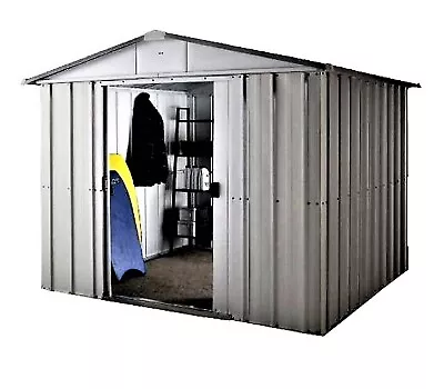 290 Returned Yardmaster Apex Metal Garden Shed - Maximum Ext Size 9'11 X 9'9  • £269.99