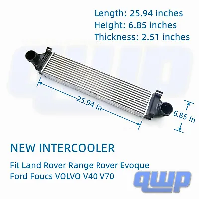 Charge Air Cooler Turbo Intercooler For Range Rover Evoque Ford Foucs VOLVO V70 • $90.29