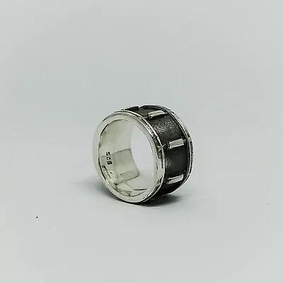 925 Sterling Silver SnareDrum Ring -Solid Body Ring -Music Ring -Drummer Ring • $95
