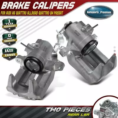 2x Brake Caliper For VW Passat Audi A6 Allroad Quattro 98-05 Rear Left & Right • $79.99