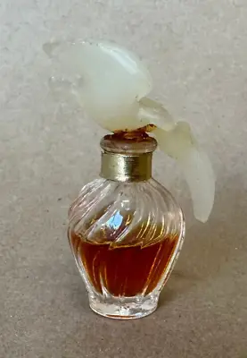 Miniature Perfume Bottle L'air Du Temps Nina Ricci .07 Oz Half Full Dove Stopper • $14.49