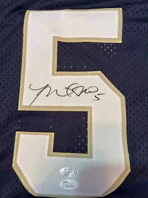 Manti Teo Te'o Signed And Authenticated Notre Dame Jersey Early Signing.  Rare! • $400