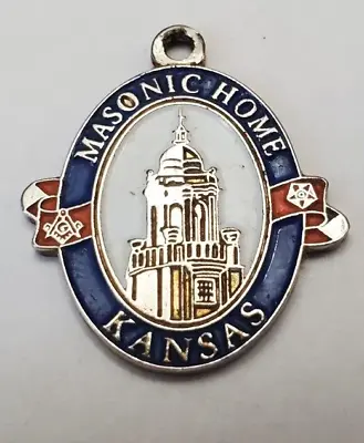 Vintage Masonic Home Kansas State  Pendant Travel Souvenir Charm • $9.99