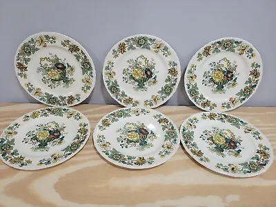 Mason Strathmore Multicolor Salad Plates - Set Of 6 • $59.96