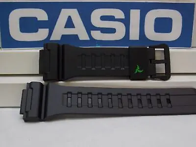 Casio Watch Band STL-S100. Black Rubber Strap For Tough Solar Lap Memory 120 • $17.99