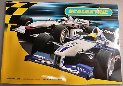 Scalextric Slot  Catalog Dealer Edition 43 2002 Slot Car Racing Book 50 Pages • $12.99