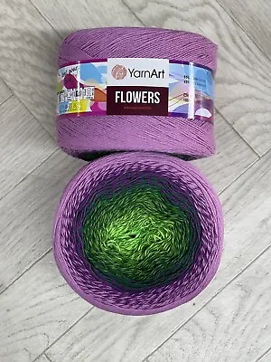 £3.21 • Buy Yarn Art Flowers - Knitting/Crochet Yarn Wool - 2 X 250g Cakes C. 313