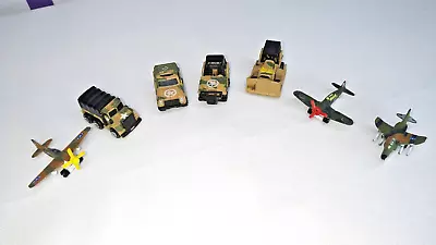 Vintage Old Micro Machines Military Army Vehicles Tanks Planes Toys Cars Bundle • £4.99