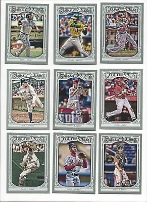 2013 Topps Gypsy Queen - Stars Rookie Rc's Hof - Who Do You Need!!! • $0.99