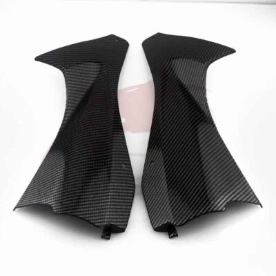 $35.99 • Buy Carbon Fiber Side Air Duct Cover Fairing Insert Part For Yamaha YZF R6 2006 2007