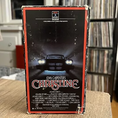 Christine (VHS 1984) Side Load VHS Horror Carpenter HTF Rare Release • $12.99