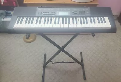 Portable Electronic Keyboard/Synthesizer  Casio Keyboard CTK 2080 Bag & Stand  • $55