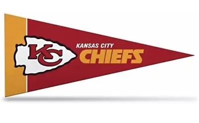 New NFL Kansas City Chiefs Mini Pennant  9 X4  Felt Made In USA (PACK Of 8) • $12.99