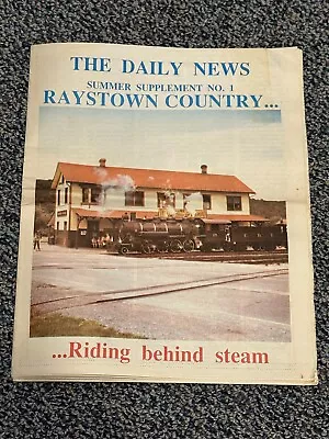 Mt Union PA Daily News Summer Supplement Steam Train Huntington County VTG 1989  • $9.57