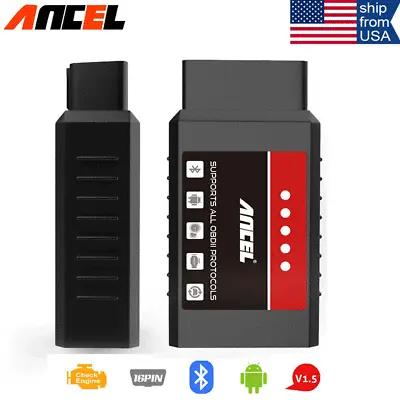 ELM327 Bluetooth Car Diagnostic Scan Tool OBD2 Scanner Code Reader Check Engine • $4.99