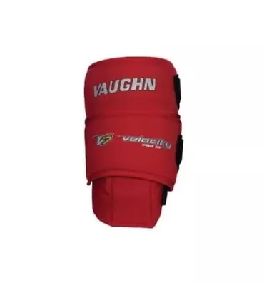 New Vaughn Velocity 7 XF Pro Goalie Senior Knee Thigh Guards Ice Hockey Pads Red • $89.99