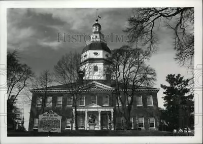 1987 Press Photo Maryland State House Oldest Still In Legislative Use • $19.99