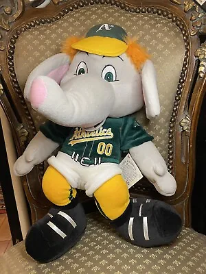 Oakland Athletics A's Stomper Elephant Mascot 17”Plush New With Tags • $30