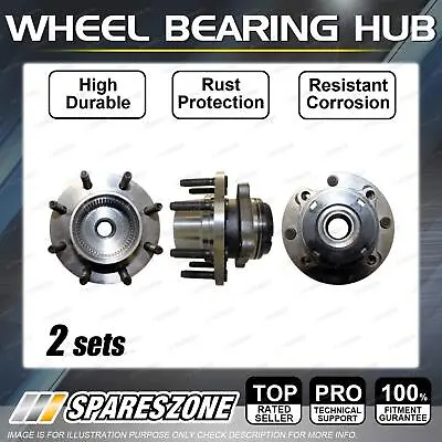 2 Front Wheel Bearing Hub For Ford F250 F350 RM RN 4.2 7.3L 445 Rear Wheel ABS • $546.95